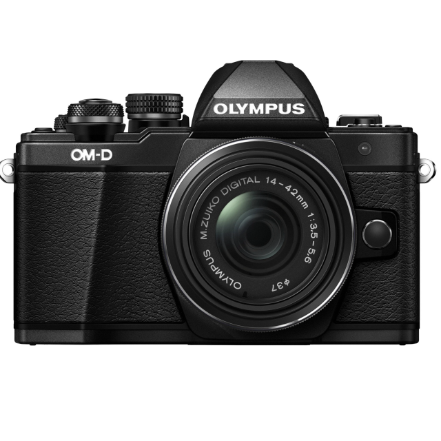 Olympus E-M10 Mark II + 14-42mm, Negru